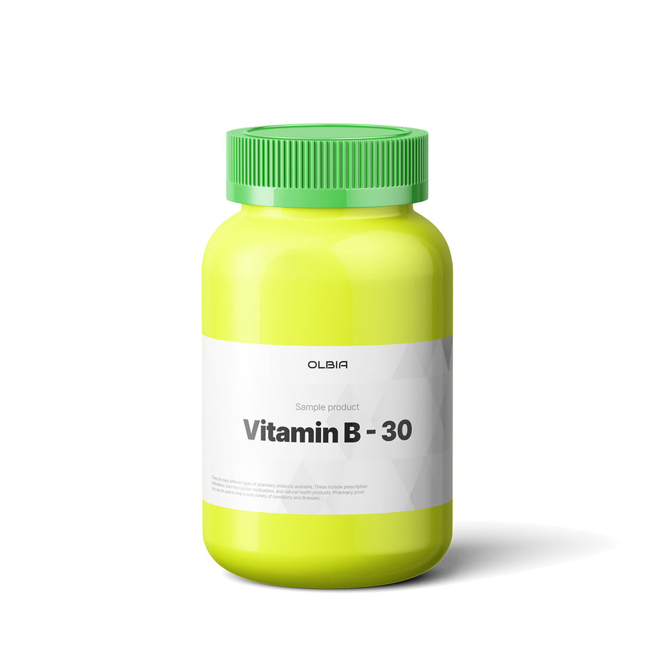 Olbia Vitamin B 30 Tablets Complete B Complex Supplement