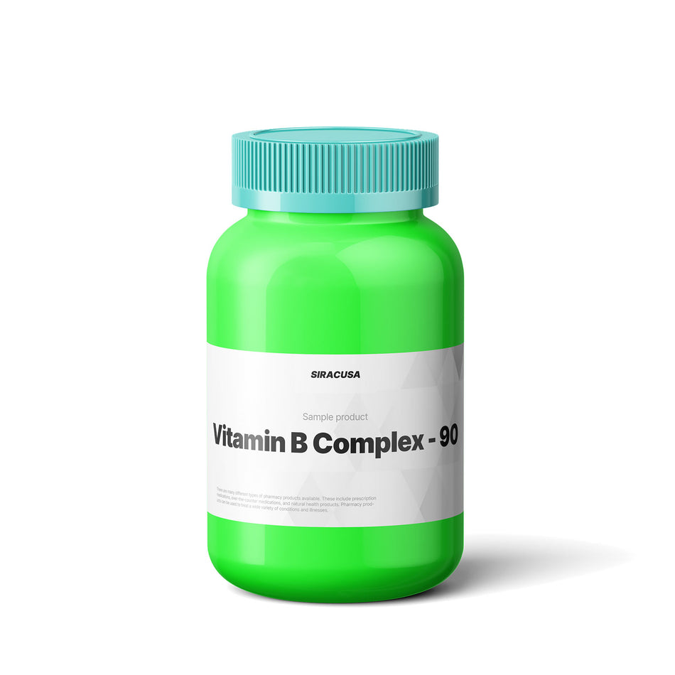 Siracusa Vitamin B Complex 90 Tablets Complete B Complex Supplement