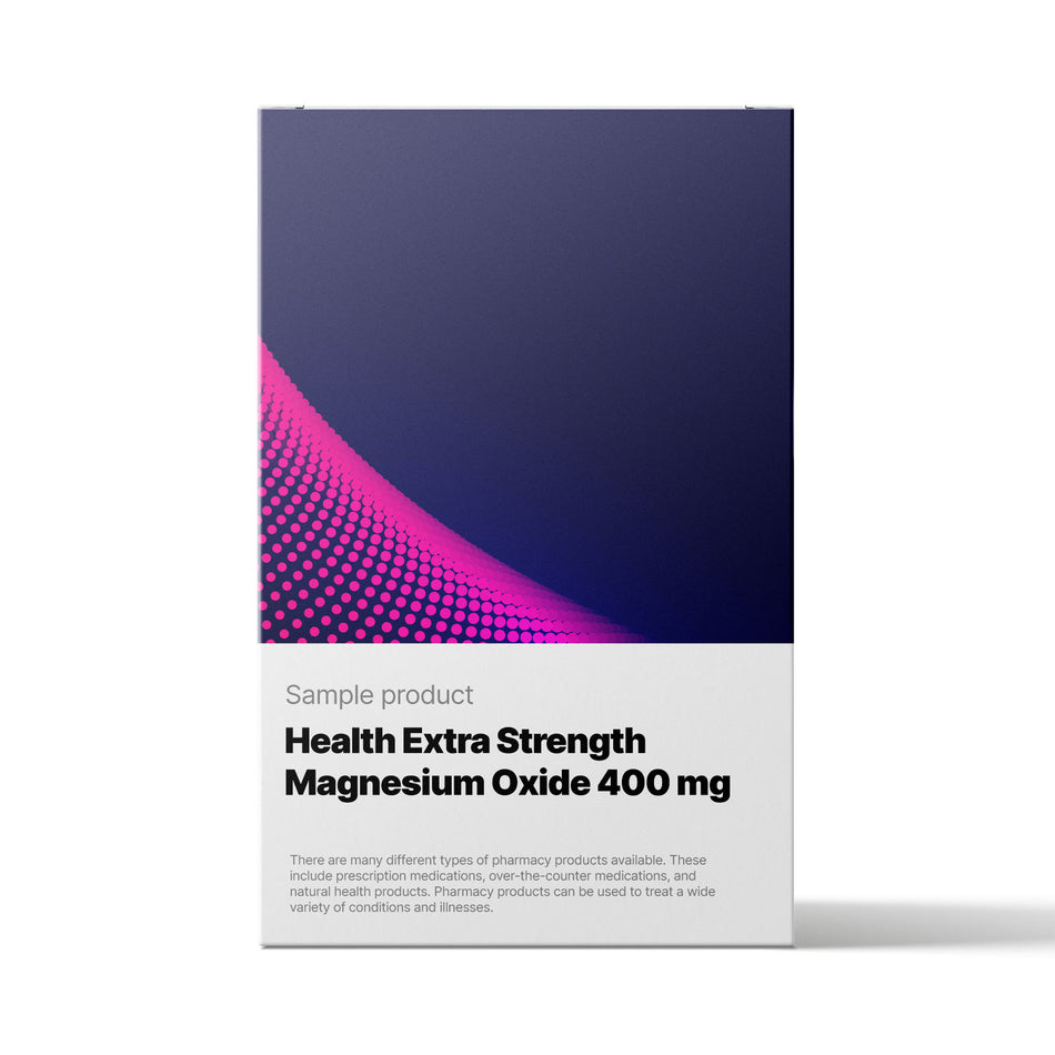 Omicron Health Extra Strength Magnesium Oxide 400 mg